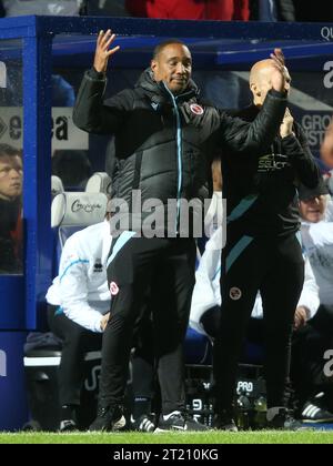 Paul Ince, directeur de Reading, semble frustré. - Queens Park Rangers v Reading, Sky Bet Championship, Loftus Road Stadium, Londres, Royaume-Uni - 7 octobre 2022 usage éditorial uniquement - des restrictions DataCo s'appliquent Banque D'Images