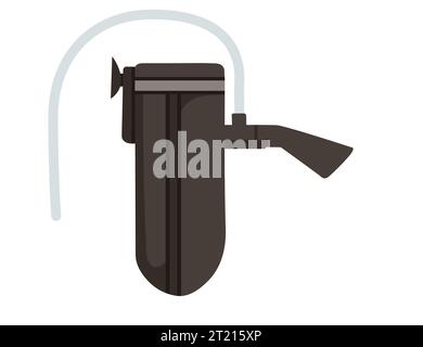 Illustration vectorielle de filtre d'aquarium isolé sur fond blanc Illustration de Vecteur