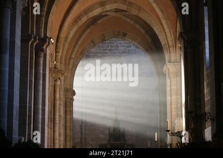 L'intérieur de l'église de Bamberg, Allemagne Banque D'Images