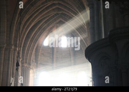 L'intérieur de l'église de Bamberg, Allemagne Banque D'Images