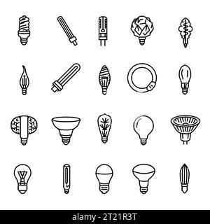 Ensemble d'icônes de lignes noires de grumeaux. Pictogrammes pour la page Web, l'application mobile, la promotion. Illustration de Vecteur