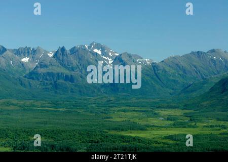 Créateur : Hillebrand, Steve. Sujets : paysages ; montagnes ; Togiak National Wildlife refuge ; Alaska. . 1998 - 2011. Banque D'Images