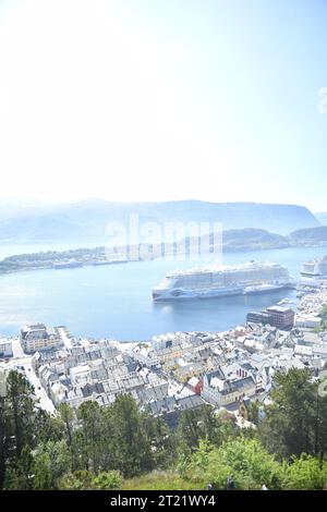 Paysages touristiques Stavanger, Maloy, Nordfjordeid City en Norvège Banque D'Images