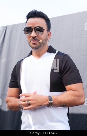 Le chanteur Luis Fonsi assiste à une présentation de sa nouvelle tournée de concerts à l'UMusic Hotel Teatro Albéniz le 07 septembre 2023 à Madrid, Espagne. Avec la participation des artistes : Luis Fonsi où : Madrid, Spain quand : 07 Sep 2023 crédit : Oscar Gonzalez/WENN Banque D'Images