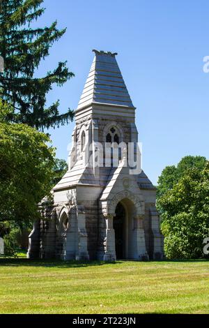 Cimetière et arboretum de Spring Grove, Cincinnati, Ohio Banque D'Images