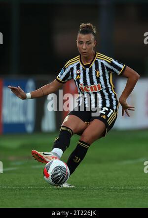 Biella, Italie. 15 octobre 2023. Arianna Caruso de la Juventus lors du match Serie A Femminile au Stadio Vittorio Pozzo, Biella. Le crédit photo devrait se lire : Jonathan Moscrop/Sportimage crédit : Sportimage Ltd/Alamy Live News Banque D'Images