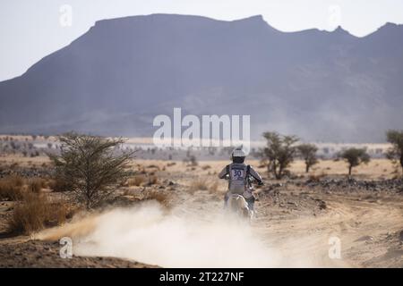 30 DUMONTIER Romain (fra), Team Dumontier Racing, Husqvarna 450 Rally, FIM W2RC, action lors de la 3e étape du Rallye du Maroc 2023, le 16 octobre 2023 autour de Zagora, Maroc Banque D'Images
