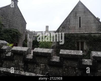 Vue du manoir Lanhydrock en Cornouailles en Angleterre Banque D'Images