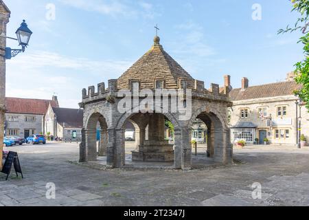 Butter Cross, Market Square, Somerton, Somerset, Angleterre, Royaume-Uni Banque D'Images