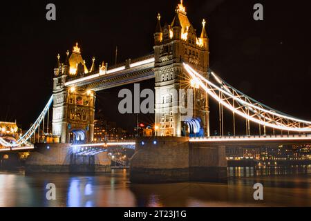 Belles images de vue prises pendant la nuit à Londres Banque D'Images