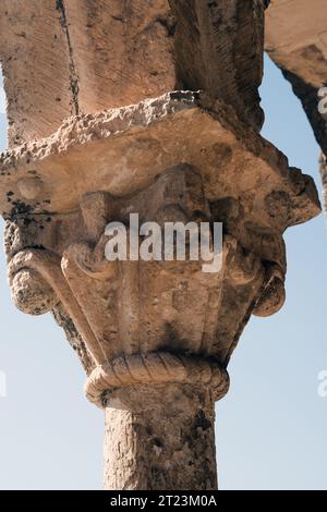 Sepulveda est une municipalité située dans la province de Ségovie, Castille-et-Léon, en Espagne. La ville se trouve à côté du parc national Hoces del Rio Duratn, Banque D'Images