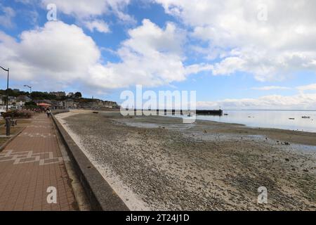 Cancale est une petite ville de Bretagne dans le nord-ouest de la France célèbre pour ses marées basses Banque D'Images