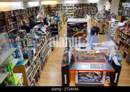 Nuremberg, Allemagne. 12 octobre 2023. Résumé des jeux pour adultes proposés à Ultra-Comix à Nuremberg. Crédit : Daniel Löb/dpa/Alamy Live News Banque D'Images