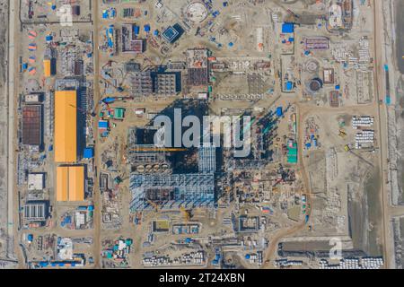 La centrale électrique de Matarbari est une centrale électrique au charbon de 1 200 mégawatts (2X600) en construction à Maheshkhali Upazila, dans le district de Cox's Bazar, dans le SO Banque D'Images