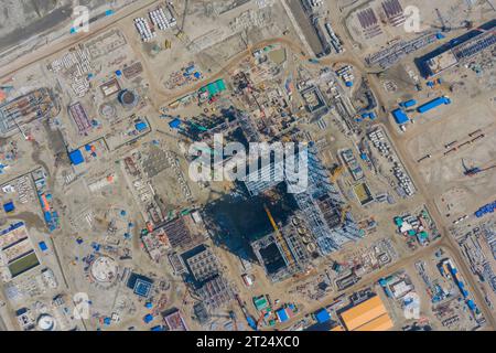 La centrale électrique de Matarbari est une centrale électrique au charbon de 1 200 mégawatts (2X600) en construction à Maheshkhali Upazila, dans le district de Cox's Bazar, dans le SO Banque D'Images