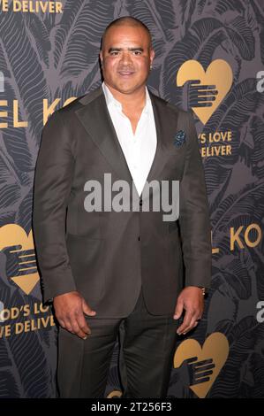 Christopher Jackson BEI der Verleihung der 17. Golden Heart Awards im Glasshouse. New York, États-Unis. 16 octobre 2023. *** Christopher Jackson aux Golden Heart Awards 17 à la Glasshouse New York, 16 10 2023. Foto:XB.xHinex/xFuturexImagex Heart 3057 crédit : Imago/Alamy Live News Banque D'Images