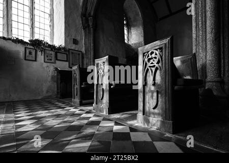 BLISLAND BODMIN MOOR CORNWALL ÉGLISE BLISLAND ST.PROTUS ET ÉGLISE ST JACINTHE Banque D'Images