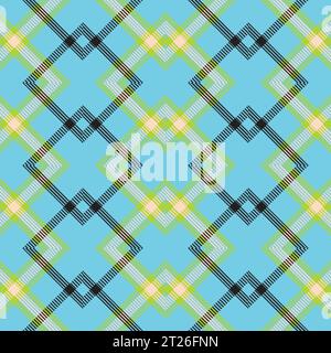 Écossais tartan plaid motif sans couture vectoriel répété pour le fond Illustration de Vecteur