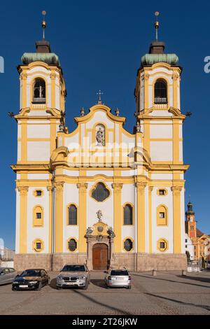 Autriche, Tyrol, Innsbruck, Basilique Wilten datant des années 1750 Banque D'Images