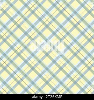 Écossais tartan plaid motif sans couture vectoriel répété pour le fond Illustration de Vecteur