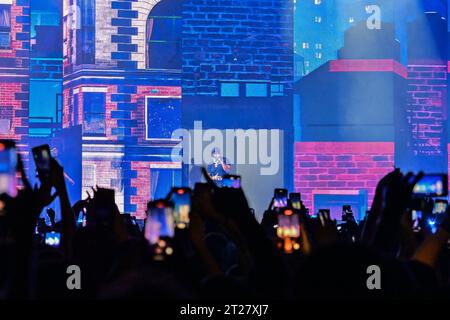 Zagreb, Croatie. , . Concert du célèbre rappeur américain 50 cent à l'Arena Zagreb. Photo : Ivana Grgic/CROPIX Copyright : xxIvanaxGrgicx/xCROPIXx 50 cent-171023 crédit : Imago/Alamy Live News Banque D'Images