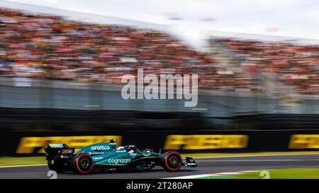 Circuit du Grand Prix de Suzuka, 18 octobre 2023 : Team Aston Martin lors du Grand Prix de Formule 1 du Japon 2023. Banque D'Images