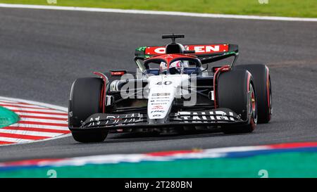 Circuit du Grand Prix de Suzuka, 18 octobre 2023 : Liam Lawson lors du Grand Prix de Formule 1 du Japon 2023. Banque D'Images