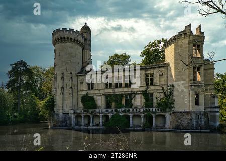 Château de la Mothe Chandeniers Banque D'Images