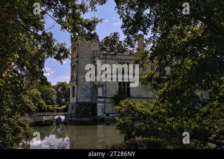 Aile Château de la Mothe Chandeniers nord Banque D'Images