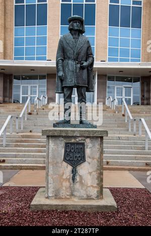 Statue de John Cabot à l'édifice de la Confédération provinciale à St. John's, Terre-Neuve-et-Labrador, Canada Banque D'Images