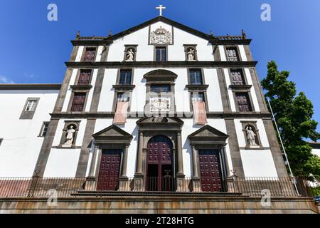 Église Saint Jean l'évangéliste dans le centre-ville de Funchal, Portugal. Banque D'Images