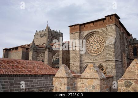 La ville médiévale fortifiée d'Avila, en Espagne Banque D'Images