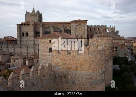 La ville médiévale fortifiée d'Avila, en Espagne Banque D'Images