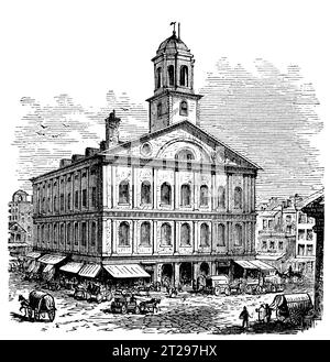 Illustration restaurée numériquement de 'The Condensed American Encyclopedia', publiée au 19e siècle. Banque D'Images