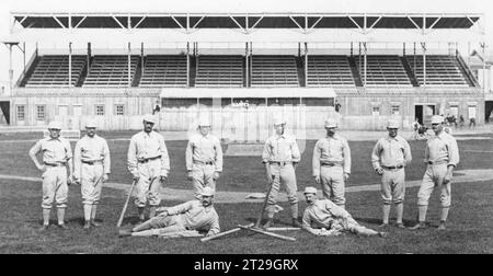 Providence Grays, championne de la Ligue nationale 1879 Banque D'Images