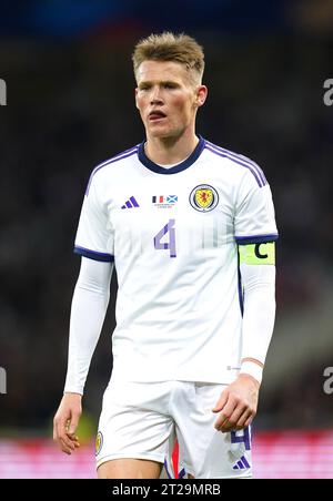 Scott McTominay, écossais, lors du match amical international au Stade Pierre Mauroy à Lille, en France. Date de la photo : mardi 17 octobre 2023. Banque D'Images