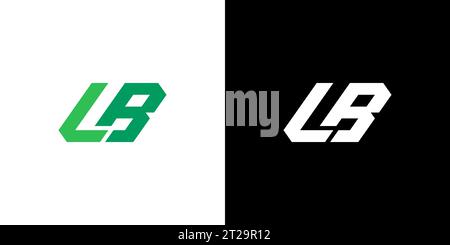 Logo LB, monogramme LB, logo LB initial, logo LB lettre, icône, vecteur Illustration de Vecteur