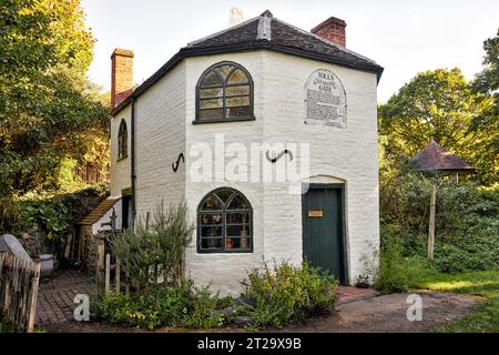 Old Little Malvern péage, Avoncroft Museum of Historic Buildings, Bromsgrove, Angleterre Royaume-Uni Banque D'Images