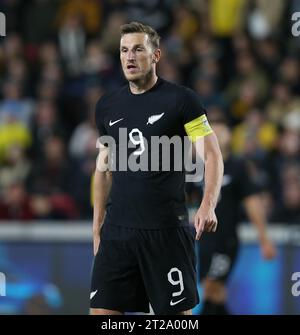 Chris Wood de Nouvelle-Zélande et Nottingham Forest. - Australie - Nouvelle-Zélande, International friendly Match, Gtech Community Stadium, Brentford, Londres, Royaume-Uni - 17 octobre 2023. Usage éditorial uniquement - des restrictions DataCo s'appliquent Banque D'Images