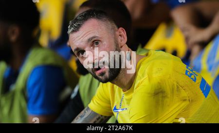 Marcelo Brozovic d'Al Nassr FC en action lors du match Al Nassr FC (KSA) vs FC Istiklol (TJK) jour 2 de l'AFC Champions League 2023-24 Groupe E à Al-Awwal Park le 2 octobre 2023 à Riyad, Arabie Saoudite. Photo de Stringer / Power Sport Images Banque D'Images