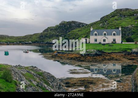 Manish est un petit village du sud de l'île de Harris, en Écosse. Banque D'Images