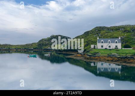 Manish est un petit village du sud de l'île de Harris, en Écosse. Banque D'Images