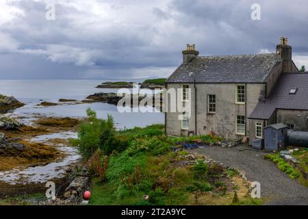 Manish est un petit village du sud de l'île de Harris, en Écosse. Banque D'Images