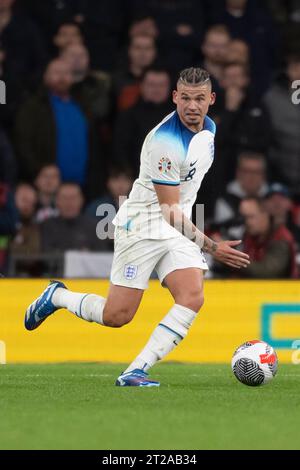 Londres, Angleterre. 17/10/2023, Kalvin Phillips (Angleterre) lors du match UEFA 'qualification européenne 2023-2024' entre l'Angleterre 3-1 Italie au stade de Wembley le 173 octobre 2023 à Londres, Angleterre. Crédit : Maurizio Borsari/AFLO/Alamy Live News Banque D'Images