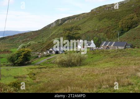 Jardin de thé Kerrera et bunkhouse, Kerrera Island Scottish Highlands Banque D'Images