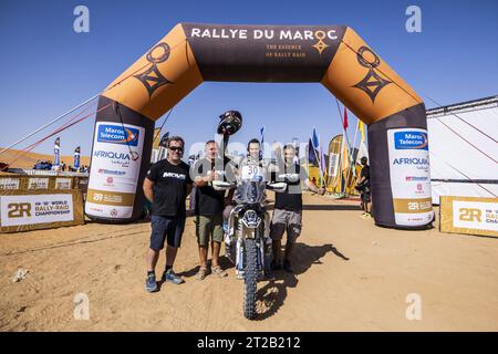 30 DUMONTIER Romain (fra), Team Dumontier Racing, Husqvarna 450 Rally, FIM W2RC, action lors de l'étape 5 du Rallye du Maroc 2023, le 18 octobre 2023 autour de Merzouga, Maroc Banque D'Images