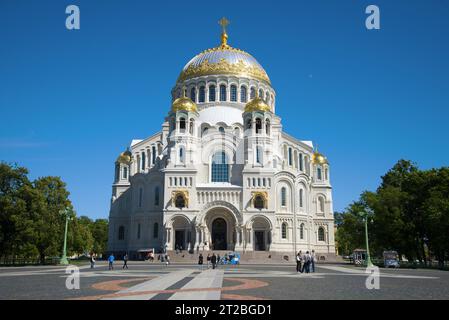 St. Cathédrale navale Nicolas par un après-midi ensoleillé de juin. Kronstadt, St. Petersburg Banque D'Images