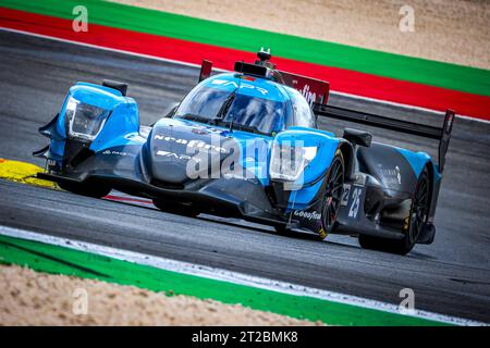 25 SIMPSON Kyffin (usa), ALLEN James (aus), LYNN Alexander (gar), Algarve Pro Racing, Oreca Gibson 07 - Gibson, action lors des 4 heures de l'Algarve 2023, 5e manche des European le Mans Series 2023 du 18 au 20 octobre 2023 à Portimao, Portugal - photo Paulo Maria / DPPI Banque D'Images