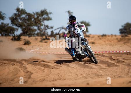 30 DUMONTIER Romain (fra), Team Dumontier Racing, Husqvarna 450 Rally, FIM W2RC, action lors du Prologue du Rallye du Maroc 2023, le 13 octobre 2023 à Agadir, Maroc - photo Joao Filipe / DPPI Banque D'Images