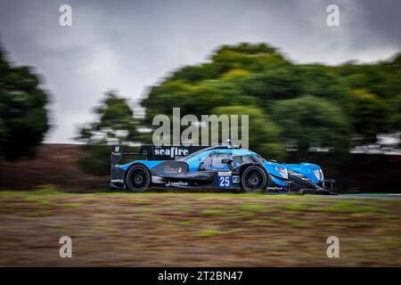 Portimao, Portugal. 20 septembre 2023. 25 SIMPSON Kyffin (usa), ALLEN James (aus), LYNN Alexander (gar), Algarve Pro Racing, Oreca Gibson 07 - Gibson, action pendant les 4 heures de l'Algarve 2023, 5e manche des European le Mans Series 2023 du 18 au 20 octobre 2023 à Portimao, Portugal - photo Paulo Maria/DPPI crédit: DPPI Media/Alamy Live News Banque D'Images